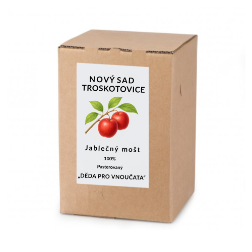 100% jablečný mošt 5 l